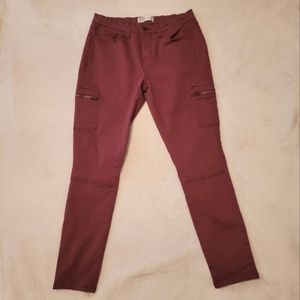 Mudd Womens flex stretch cargo style skinny jeans